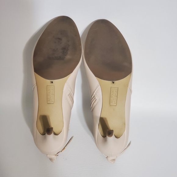 Alfani Step Flex Elegant Cream Ankle Boots Women's Heeled Booties Size 7 - Picture 8 of 9